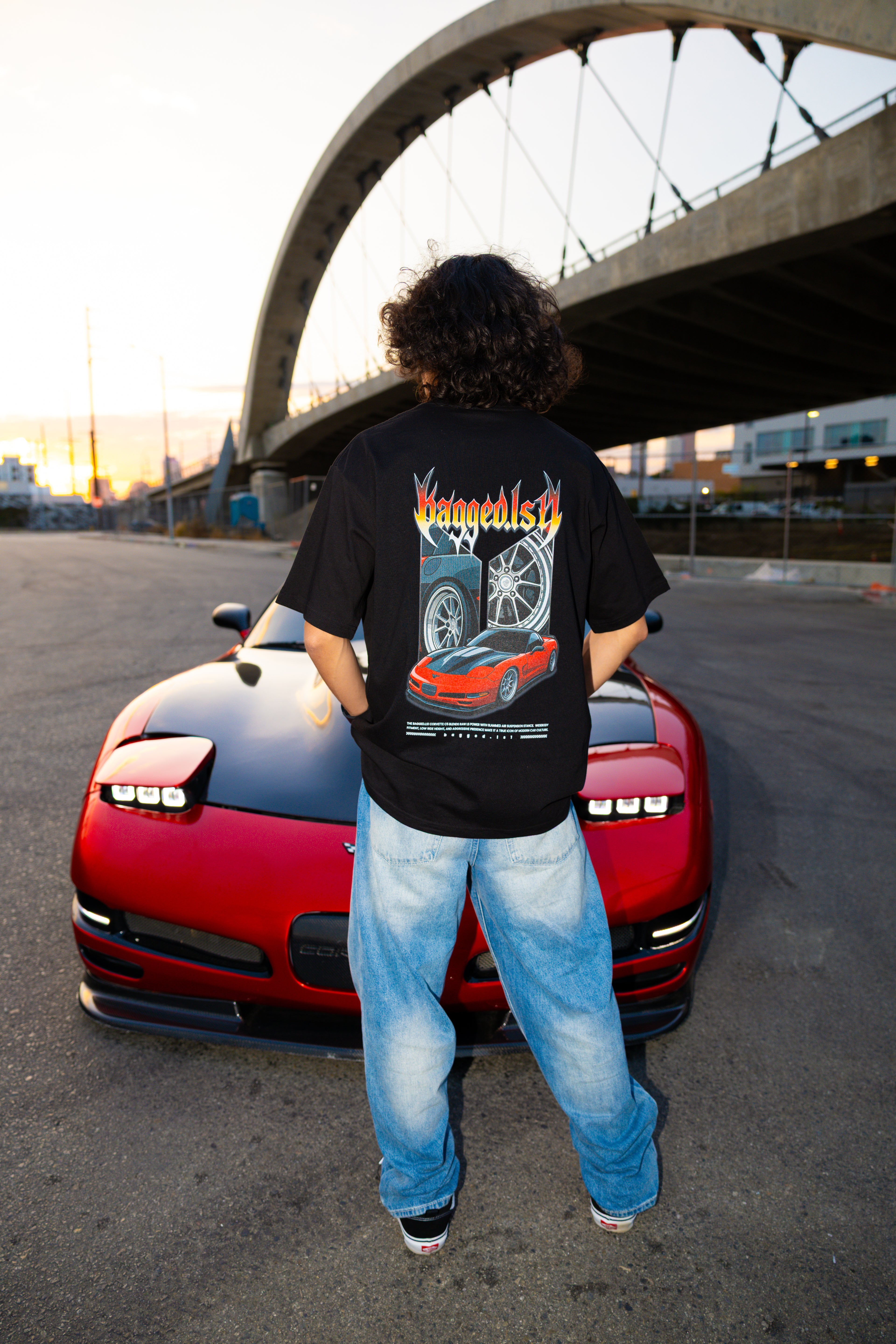 bagged ls1 black tee