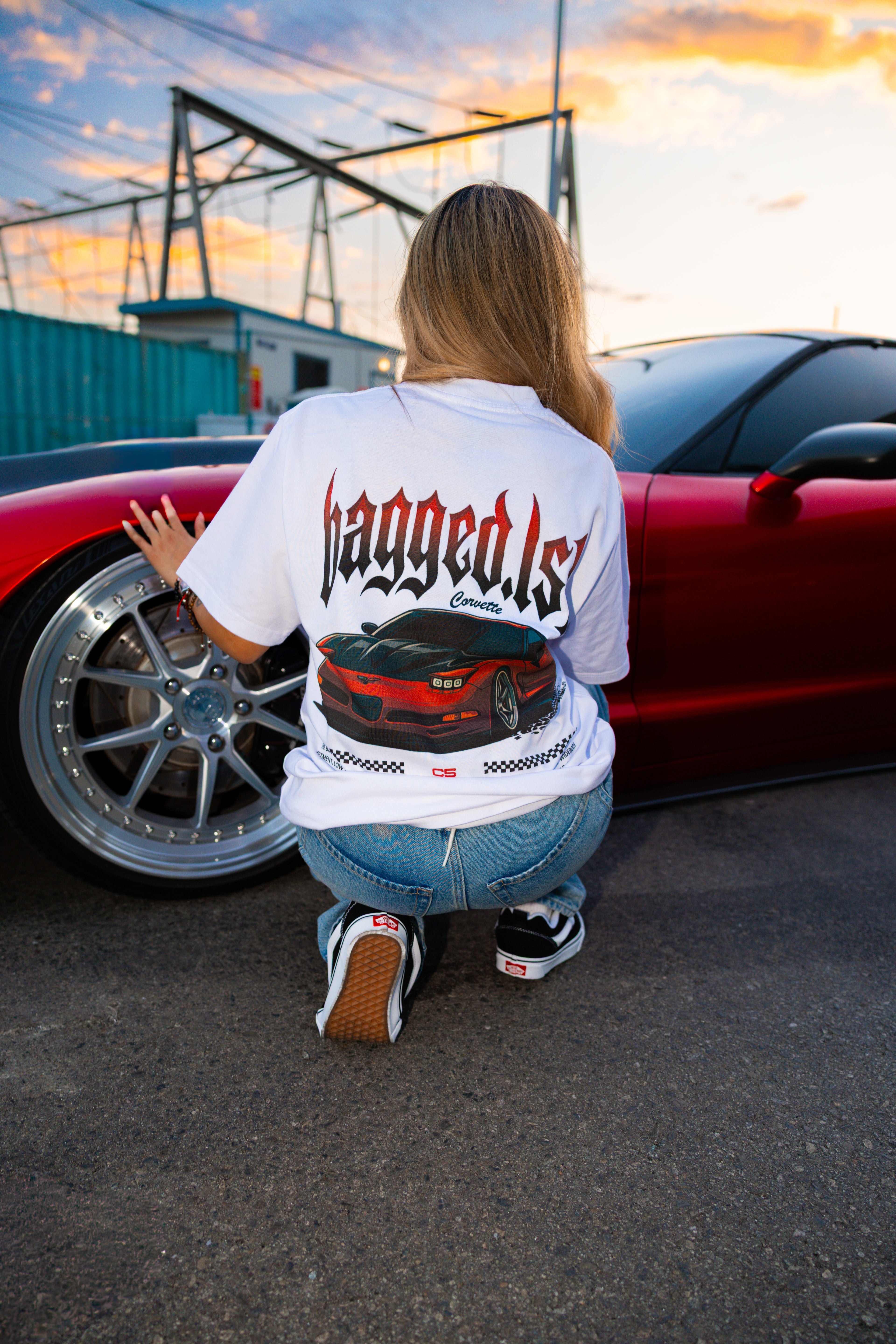 bagged ls1 white tee