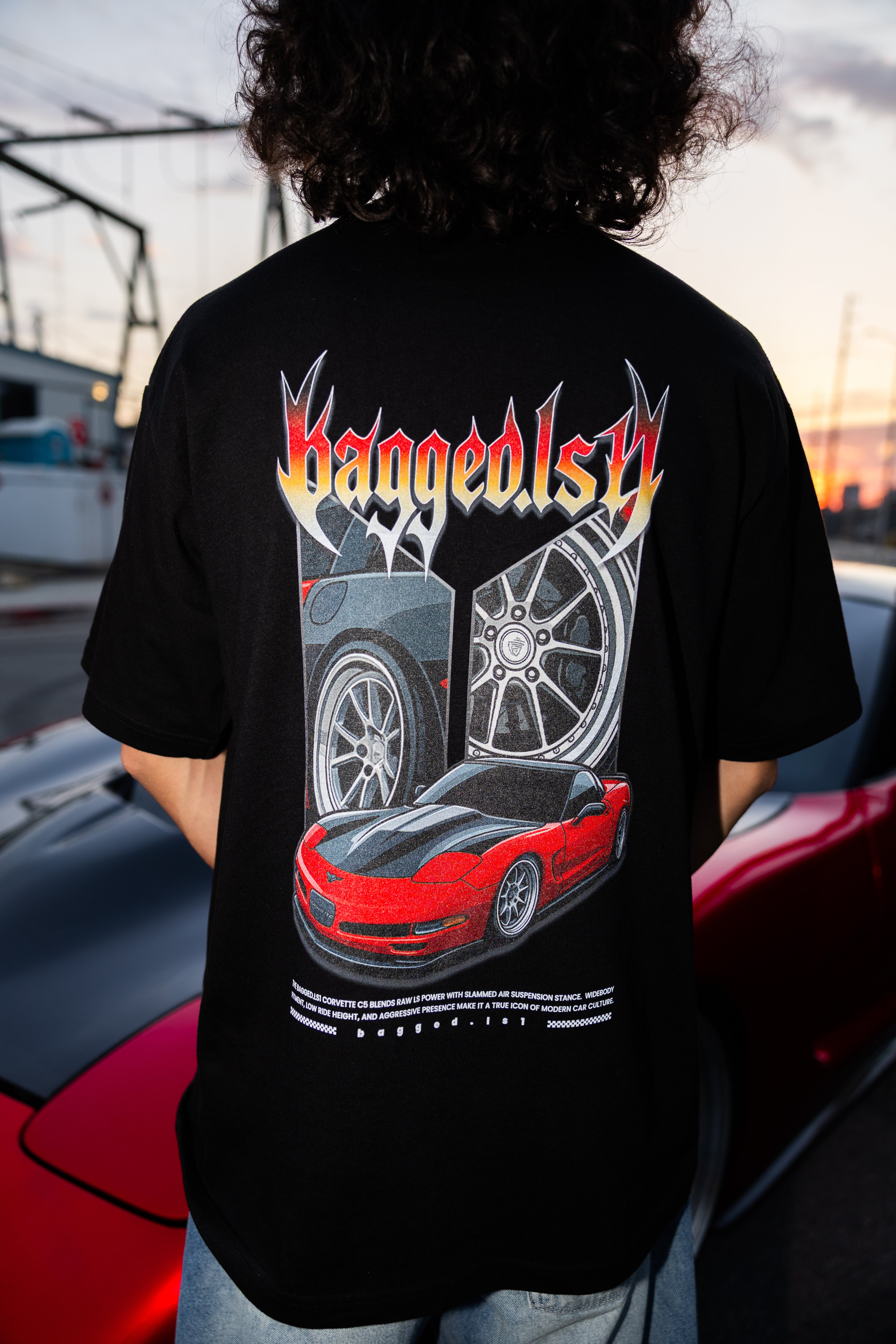 bagged ls1 black tee