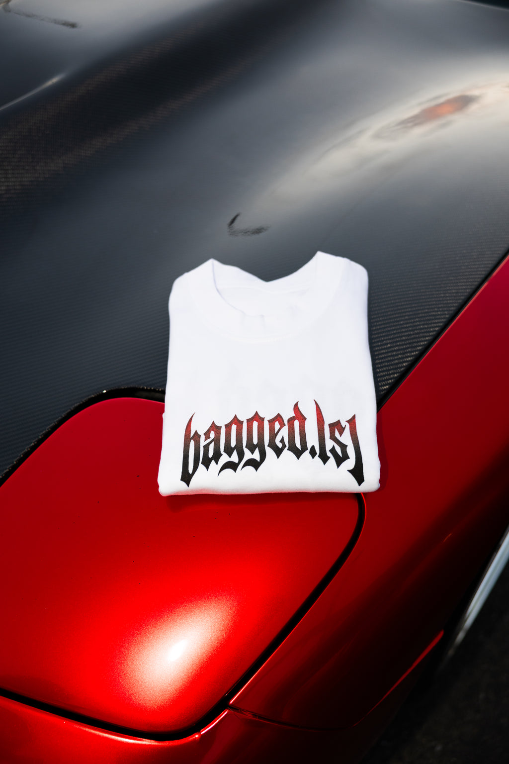 bagged ls1 white tee