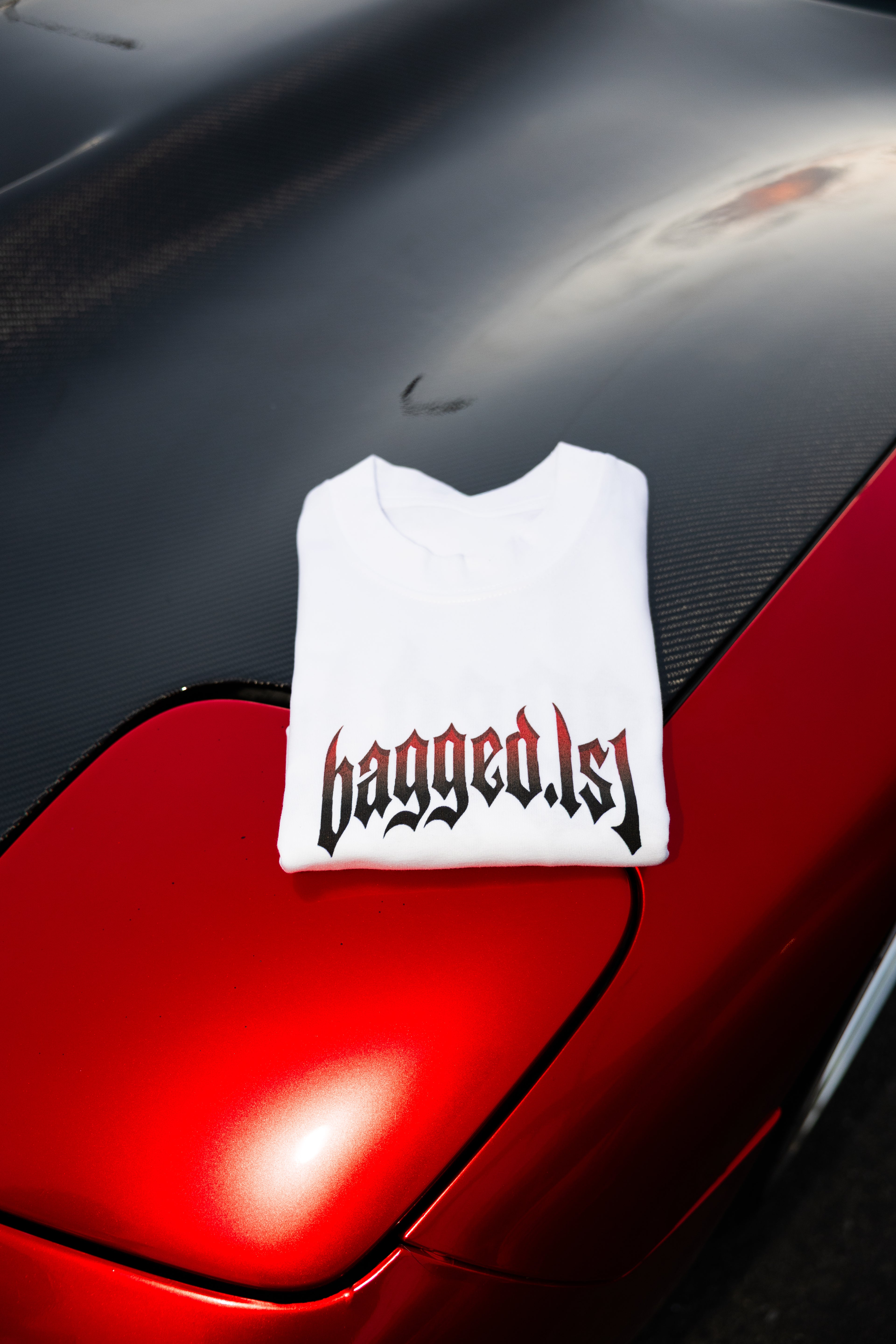 bagged ls1 white tee